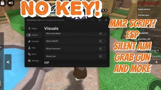 [NEW] Script Murder Mystery 2 Esp, Best Silent Aim, Auto Grab Gun And More | Symphony Hub | Roblox