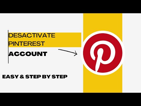 How to Desactivate your Pinterest account in simple clicks !! *LESS THAN 25secs*