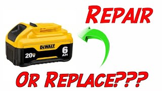 Dewalt Battery Pack Repair - Was it work the cost and effort?