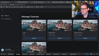 Working on the Course Platform full stack app (t3 stack, mantine, prisma, typescript)