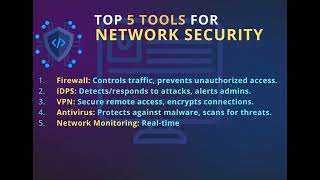 Top 5 tools for network security