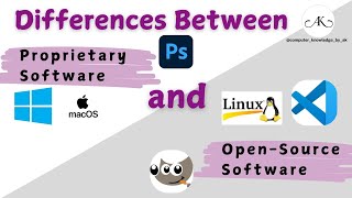 Difference between Proprietary Software and Open-Source Software | @computer_knowledge_by_ak