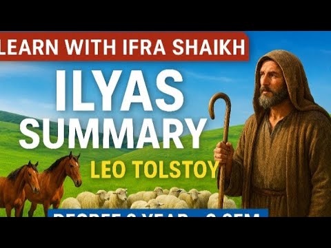 Summary of Ilyas by -Leo Tolstoy in English