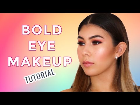BOLD EYE MAKEUP | TUTORIAL FOR BEGINNERS