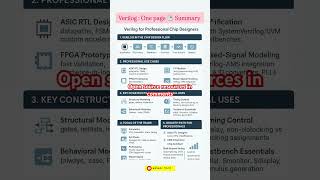 Open sources resources to learn Circuit  design using Verilog is in comment 👇👇#vlsi #chipdesign