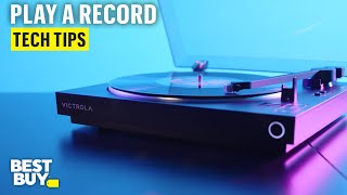 Controls of the Victrola Automatic Turntable – Tech Tips from Best Buy
