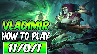 THE ONLY VLADIMIR GUIDE YOU NEED - HOW TO PLAY VLADIMIR MID | Best Build & Runes | League of Legends