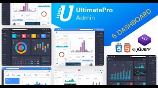 Bootstrap Admin Dashboard Template with Dark Theme