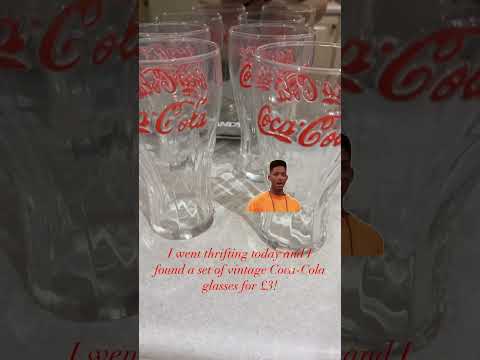 Bingo! Coca-Cola glasses! #cocacola #vintage #charity #uk