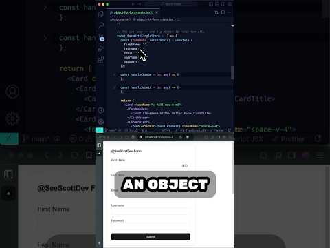 Do you make this simple mistake with React forms? (most people have)