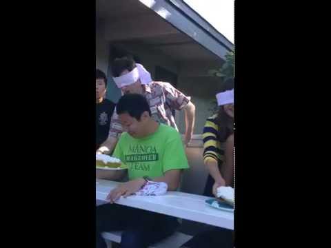 Pumpkin Pie eating contest