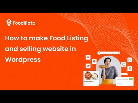 How to make Food Listing and selling website in WordPress
