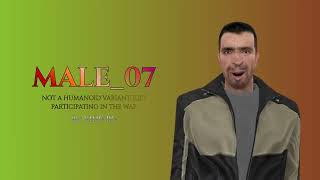 "Male_07" variant | Humanoid War - comic panel animation