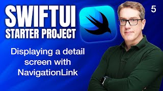 Displaying a detail screen with NavigationLink - SwiftUI Starter Project 5/14