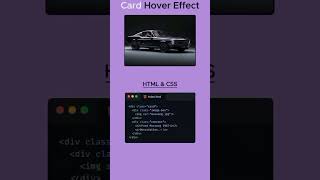 " Create a Card Hover Effect in HTML and CSS " #csstutorial #csslearn #csscode #cssproperty #css3