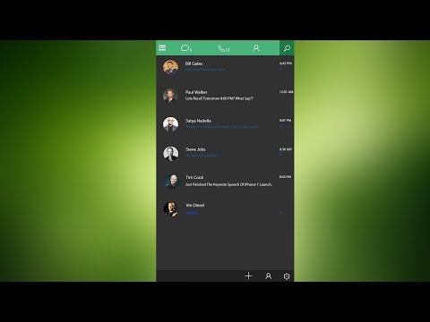 WhatsApp Universal Windows 10 Mobile App : Concept UI