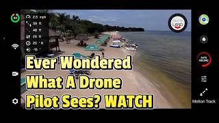 What it looks like flying a drone - pilot’s view WATCH