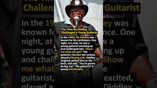 When Bo Diddley tested Hendrix. #BoDiddley #JimiHendrix #GuitarBattle #MusicLegends