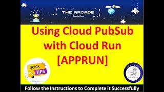 [2024] Using Cloud PubSub with Cloud Run [APPRUN] Lab Solution #qwiklabs #googlecloudskillsboost