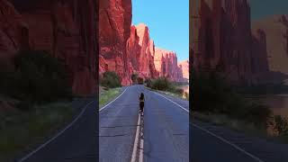 The Most Epic Road in Moab, Utah | Breathtaking! 🚗✨ Subscribe for More! #roadtrip #travel #moabutah