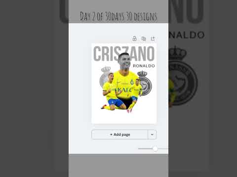 🚀 Ronaldo Poster Design Tutorial ⚽Watch how I turned Cristiano