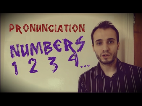 Beginner | Numbers Les nombres 1, 2, 3... Pronunciation