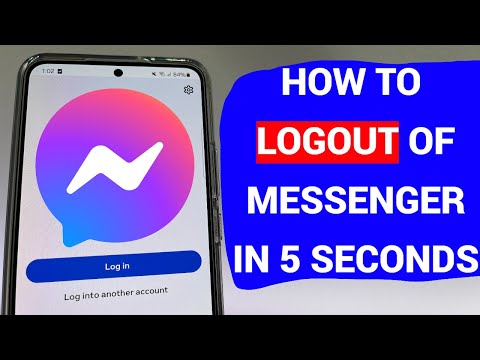 How to LOGOUT of MESSENGER on PHONE in 5 SECONDS