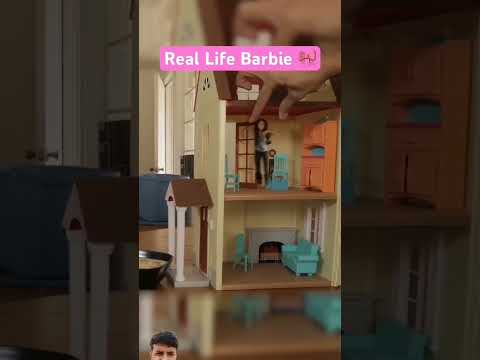 Real Barbie doll house 😂 #funny #comedy #family #diy #couple #helavsghostriderwhowillwin