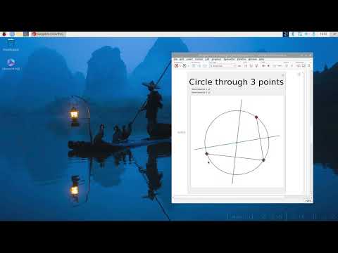 A circle through 3 points