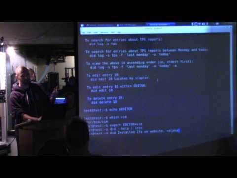 Node-Did: A node based task journaler - Demo night