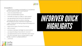 Inforiver on Power BI - Quick Highlights