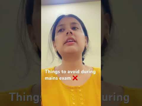 Things to avoid during sbi mains exam especially for girls for frisk free entry. #sbiclerk #sbimains