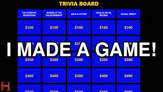 I Built a Custom Trivia Game for Teachers!