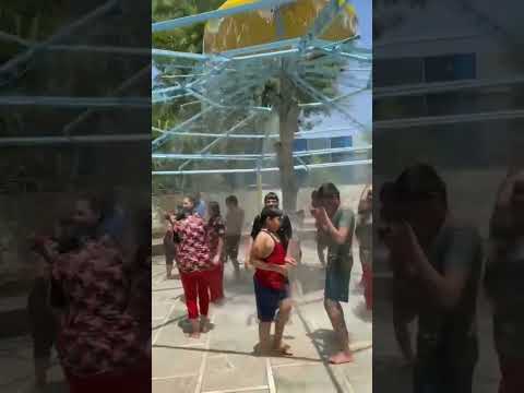 h2o water park dancing #waterpark #shorts