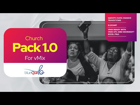 Church Motion Graphics Pack 1.1 for vMix (Updated, Free Update)