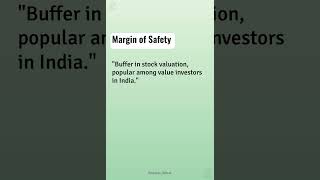 Insights for Financial Literacy Margin of Safety