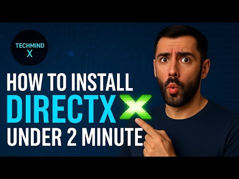 How to Install ALL DirectX Versions on Windows | Full DirectX Setup Guide 2025
