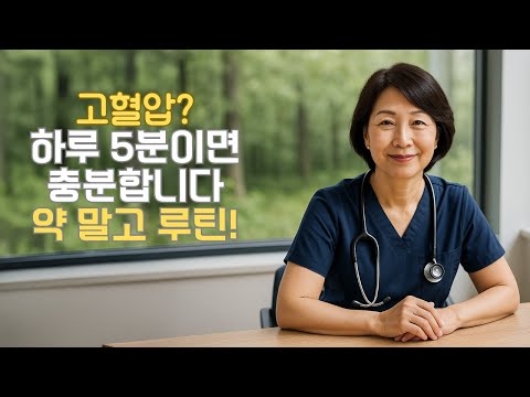 "하루 5분으로 혈압을 잡는 법! 실천만 하면 바뀝니다" #고혈압예방 #건강루틴 #중장년건강 #매일5분 #혈압내리는법 #실천형루틴 #건강습관 #혈압관리 #건강한50대 #힐링스토리