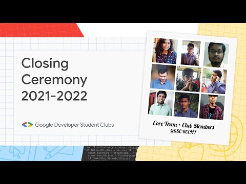 Closing Ceremony 2021-2022 | GDSC RCCIIT