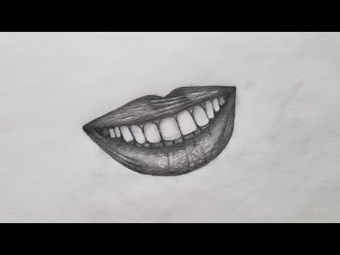 How to Draw Lips by pencil  Step by Step