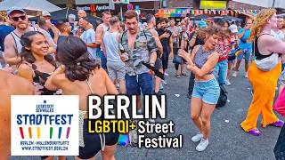 Gay, Lesbian Street Festival - Berlin Motzstraßenfest 2024 - Walkthrough