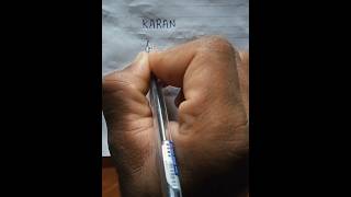 Karan name logo design graphic designer #handwriting #logodesignlove #shorts #ytshort #trending#art