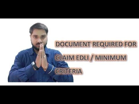 How to calculate EDLI in case of death | Required DOCS for EDLI | Minimum Criteria for Eligibility