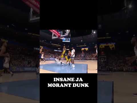 INSANE JA MORANT DUNK #shorts