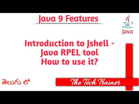 Jshell Introduction - Java RPEL tool #java #java9 #javatutorial #jshell #telugu || The Tech Trainer