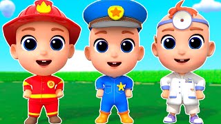 Finger Family | Kids Learn Professions | Nursery Rhymes & Kids Songs | Tinytots