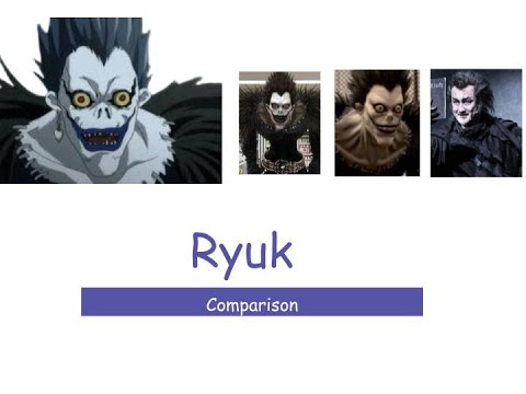 Ryuk Comparison: anime/Japanese live-action/musical (Death Note)