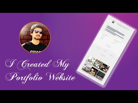 I created my portfolio website - HTML CSS JavaScript