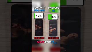 ⚡☠️IPHONE 17 PRO MAX VS ONEPLUS 15 BATTERY TEST!!