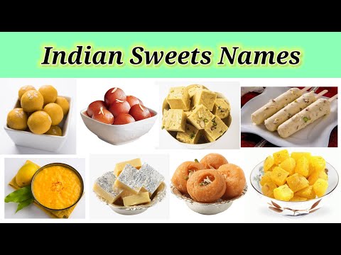 Indian Sweets Names| Sweets Name in English @funnlearnpreschool6016